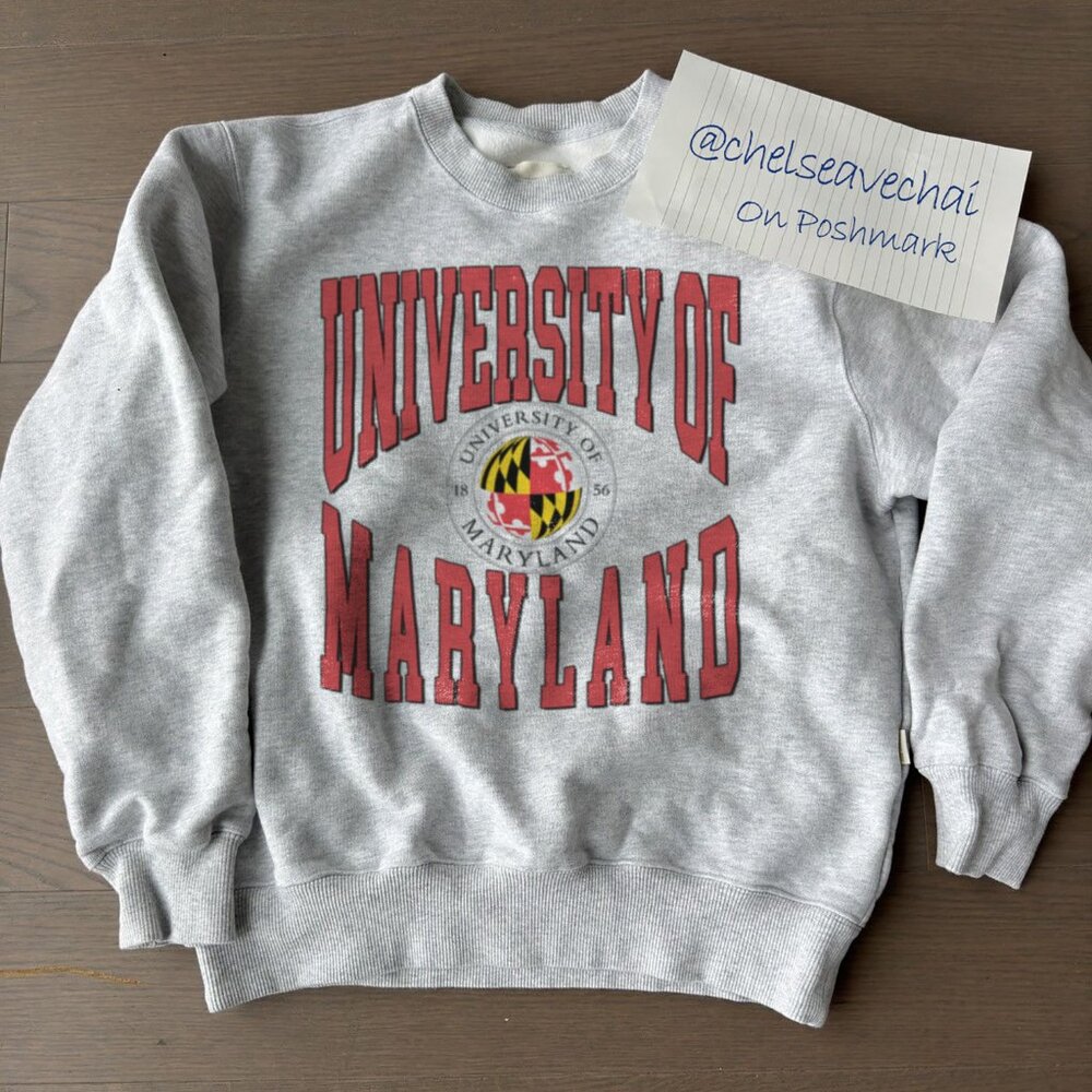 Vintage University of Maryland Sweatshirt 90s Maryland Terrapins Shirt tee